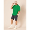image:imageAmazon Essentials Mens RegularFit Short Sleeve Cotton Pique Polo Shirt Available in Big amp TallGreen