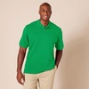 image:imageAmazon Essentials Mens RegularFit Short Sleeve Cotton Pique Polo Shirt Available in Big amp TallGreen
