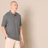 image:imageAmazon Essentials Mens RegularFit Short Sleeve Cotton Pique Polo Shirt Available in Big amp TallGrey