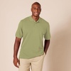 image:imageAmazon Essentials Mens RegularFit Short Sleeve Cotton Pique Polo Shirt Available in Big amp TallLight Olive