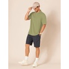 image:imageAmazon Essentials Mens RegularFit Short Sleeve Cotton Pique Polo Shirt Available in Big amp TallLight Olive