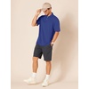 image:imageAmazon Essentials Mens RegularFit Short Sleeve Cotton Pique Polo Shirt Available in Big amp TallNavy