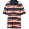 image:imageAmazon Essentials Mens RegularFit Short Sleeve Cotton Pique Polo Shirt Available in Big amp TallNavy Bar Stripe