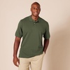image:imageAmazon Essentials Mens RegularFit Short Sleeve Cotton Pique Polo Shirt Available in Big amp TallOlive