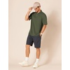 image:imageAmazon Essentials Mens RegularFit Short Sleeve Cotton Pique Polo Shirt Available in Big amp TallOlive