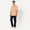 image:imageAmazon Essentials Mens RegularFit Short Sleeve Cotton Pique Polo Shirt Available in Big amp TallPale Peach