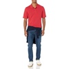 image:imageAmazon Essentials Mens RegularFit Short Sleeve Cotton Pique Polo Shirt Available in Big amp TallRed