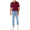 image:imageAmazon Essentials Mens RegularFit Short Sleeve Cotton Pique Polo Shirt Available in Big amp TallRedNavy Rugby Stripe