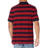 image:imageAmazon Essentials Mens RegularFit Short Sleeve Cotton Pique Polo Shirt Available in Big amp TallRedNavy Rugby Stripe