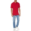 image:imageAmazon Essentials Mens RegularFit Short Sleeve Cotton Pique Polo Shirt Available in Big amp TallRedNavy and White Tipped