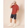 image:imageAmazon Essentials Mens RegularFit Short Sleeve Cotton Pique Polo Shirt Available in Big amp TallRust