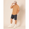 image:imageAmazon Essentials Mens RegularFit Short Sleeve Cotton Pique Polo Shirt Available in Big amp TallTan