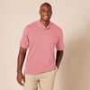image:imageAmazon Essentials Mens RegularFit Short Sleeve Cotton Pique Polo Shirt Available in Big amp TallWashed Red