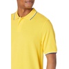 image:imageAmazon Essentials Mens RegularFit Short Sleeve Cotton Pique Polo Shirt Available in Big amp TallYellowBlue and White Tipped