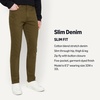 image:imageAmazon Essentials Mens Slim Fit Garment Dyed Five Pocket PantDark Brown