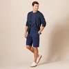 image:imageAmazon Essentials Mens SlimFit 11 Inseam Comfort Stretch Chino ShortsNavy