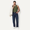 image:imageAmazon Essentials Mens SlimFit Ribbed Tank TopDark OliveDeep Brown