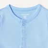 image:imageAmazon Essentials Unisex Babies Short Sleeve Henley Bodysuit Pack of 2Cornflower BlueFrench Stripe