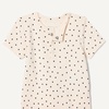 image:imageAmazon Essentials Unisex Babies Short Sleeve Henley Bodysuit Pack of 2Pale PinkDots