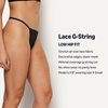 image:imageAmazon Essentials Womens All over stretch Lace GString Thong Underwear Pack of 6Black