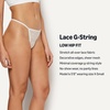 image:imageAmazon Essentials Womens All over stretch Lace GString Thong Underwear Pack of 6Rose  Washed Bronze  White