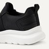 image:imageAmazon Essentials Womens Lightweight Knit Cross Trainer SneakersBlackWhite