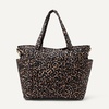 image:imageAmazon Essentials Womens Quilted Cotton Travel Tote Bag Black One SizeAbstract Animal Print
