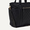 image:imageAmazon Essentials Womens Quilted Cotton Travel Tote Bag Black One SizeBlack