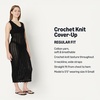image:imageAmazon Essentials Womens RegularFit Crochet CoverUp DressBlack