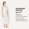 image:imageAmazon Essentials Womens RegularFit Crochet CoverUp DressCream