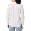 image:imageAmazon Essentials Womens RegularFit LongSleeve ButtonDown Poplin Shirt Business Casual Office WorkLilac White Variegated Stripe