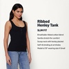 image:imageAmazon Essentials Womens SlimFit Ribbed Henley TankBlack