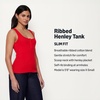image:imageAmazon Essentials Womens SlimFit Ribbed Henley TankRed