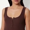 image:imageAmazon Essentials Womens SlimFit Ribbed Henley TankRich Hazel