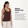 image:imageAmazon Essentials Womens SlimFit Ribbed Henley TankRich Hazel