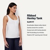image:imageAmazon Essentials Womens SlimFit Ribbed Henley TankWhite