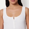 image:imageAmazon Essentials Womens SlimFit Ribbed Henley TankWhite