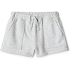 image:imageAmazon Essentials Girls French Terry Patch Pocket ShortsLight Grey Heather