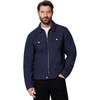 image:imageAmazon Essentials Mens Cotton Canvas ZipFront Trucker JacketNavy