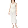 image:imageAmazon Essentials Womens RegularFit Crochet CoverUp DressCream