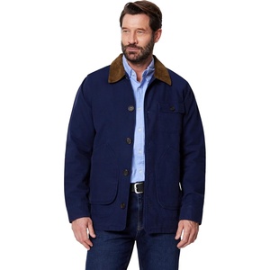 image:imageAmazon Essentials Mens Cotton Canvas Barn JacketNavy