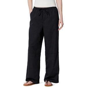image:imageAmazon Essentials Womens OversizedFit Tie Waist Lightweight PantBlack