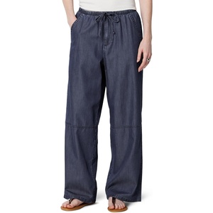 image:imageAmazon Essentials Womens OversizedFit Tie Waist Lightweight PantDark Midnight Wash