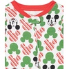 image:imageAmazon Essentials Disney  Marvel  Star Wars Unisex Babies Toddlers and Kids Footed Sleepers Zip Up Pajamas MultipacksMickey Holiday  Footed Sleeper