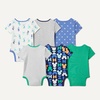 image:imageAmazon Essentials Disney  Marvel  Star Wars Unisex Babies Toddlers and Kids Footed Sleepers Zip Up Pajamas MultipacksMickey Oh Boy