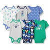 image:imageAmazon Essentials Disney  Marvel  Star Wars Unisex Babies Toddlers and Kids Footed Sleepers Zip Up Pajamas MultipacksMickey Oh Boy
