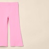 image:imageAmazon Essentials Girls and Toddlers SlimFit Cotton Knit Flare Leggings Pull On Pack of 2Bright PinkTan Leopard Print