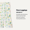 image:imageAmazon Essentials Girls and Toddlers SlimFit Cotton Knit Flare Leggings Pull On Pack of 2Pale Mint GreenNature