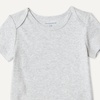 image:imageAmazon Essentials Unisex Babies ShortSleeve BodysuitsLight Heather GreyPink
