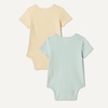 image:imageAmazon Essentials Unisex Babies ShortSleeve BodysuitsMulticolor Honey